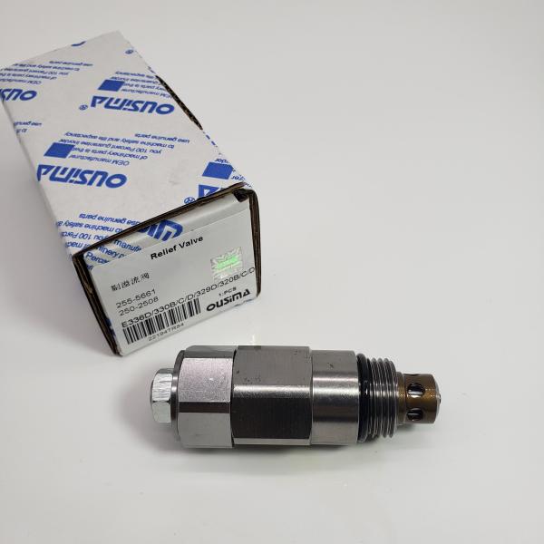 255-5661 válvula de escape 250-2508 para a máquina escavadora  E320B/C/D E323B/C/D/E324B/C/D E329D E330B/C/D E336D