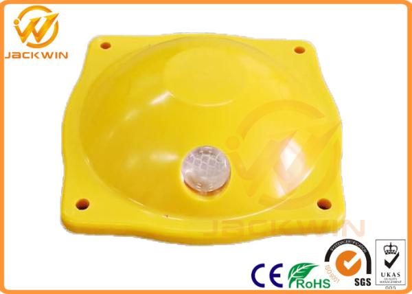 Yellow Plastic Height 45cm Reflective Road Studs Cat Eyes Energy Saving