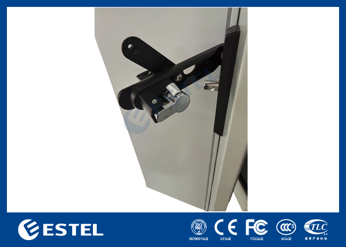 SUS304 38U Outdoor Telecom Cabinet IP65 Stainless Steel NEMA 4X for Harsh Environment Base Stations
