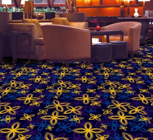 2019 newest gold fireworks pattern Commercial microfiber carpet