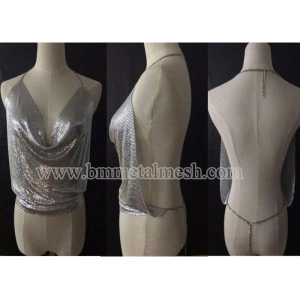 Adults Age Group And Sequins Fabric Wire Mesh Dress For Evening Dress