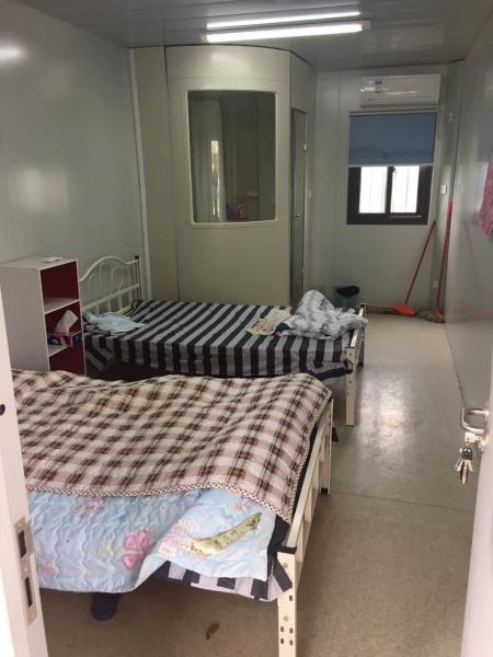 Single Double Door Prefabricated Structural Steel Folding Container House