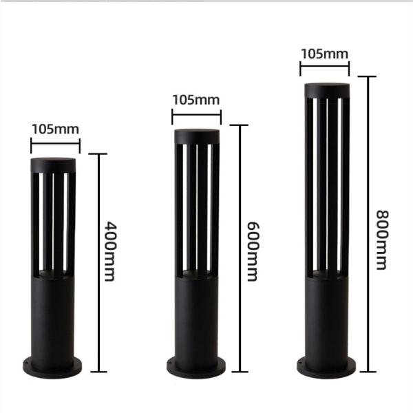 света сада лужайки 150xH800mm свет ландшафта света лужайки современного на открытом воздухе квадратного водоустойчивого акриловый