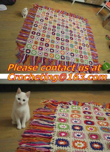 Handmade Crochet Blankets Towel Blanket Crochet Blanket American Style Plaid Table Cloth