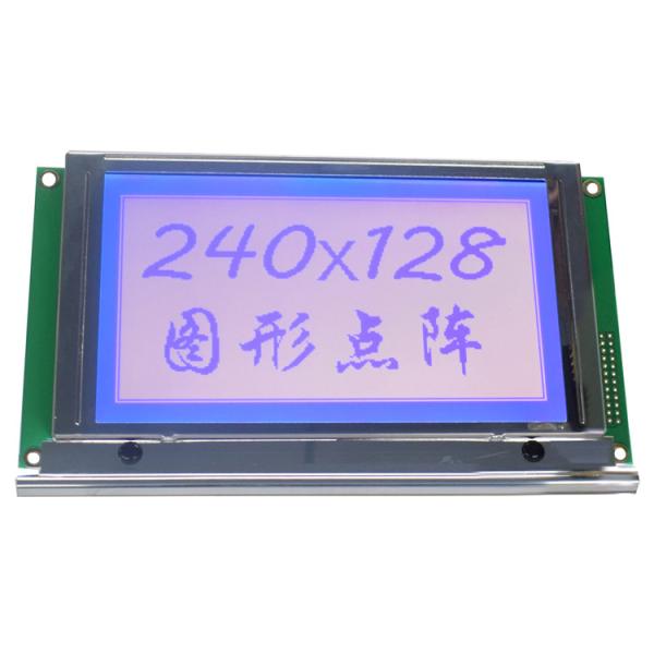 24 Pins STN Graphic LCD Display Module , Blue Film Negative Display Module