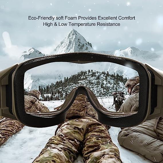 Tactical Airsoft Goggles Anti Fog Military Glasses, Ballistic Safety Goggles For Shooting Hunting