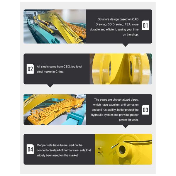 Специальный экскаватор с длинной протяженностью 10 - 35 метров глубина телескопический экскаватор с длинной протяженностью 10 - 35 метров