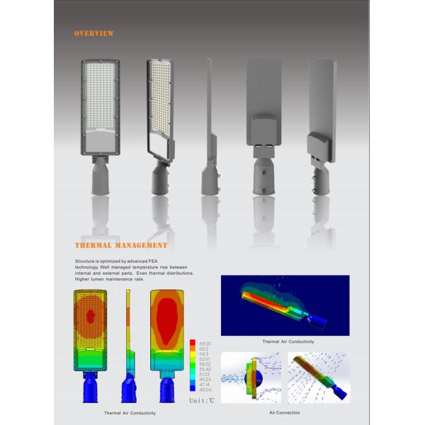150W Led Street Light Fixture Outdoor Street Light Energy Efficient For Beach Environment