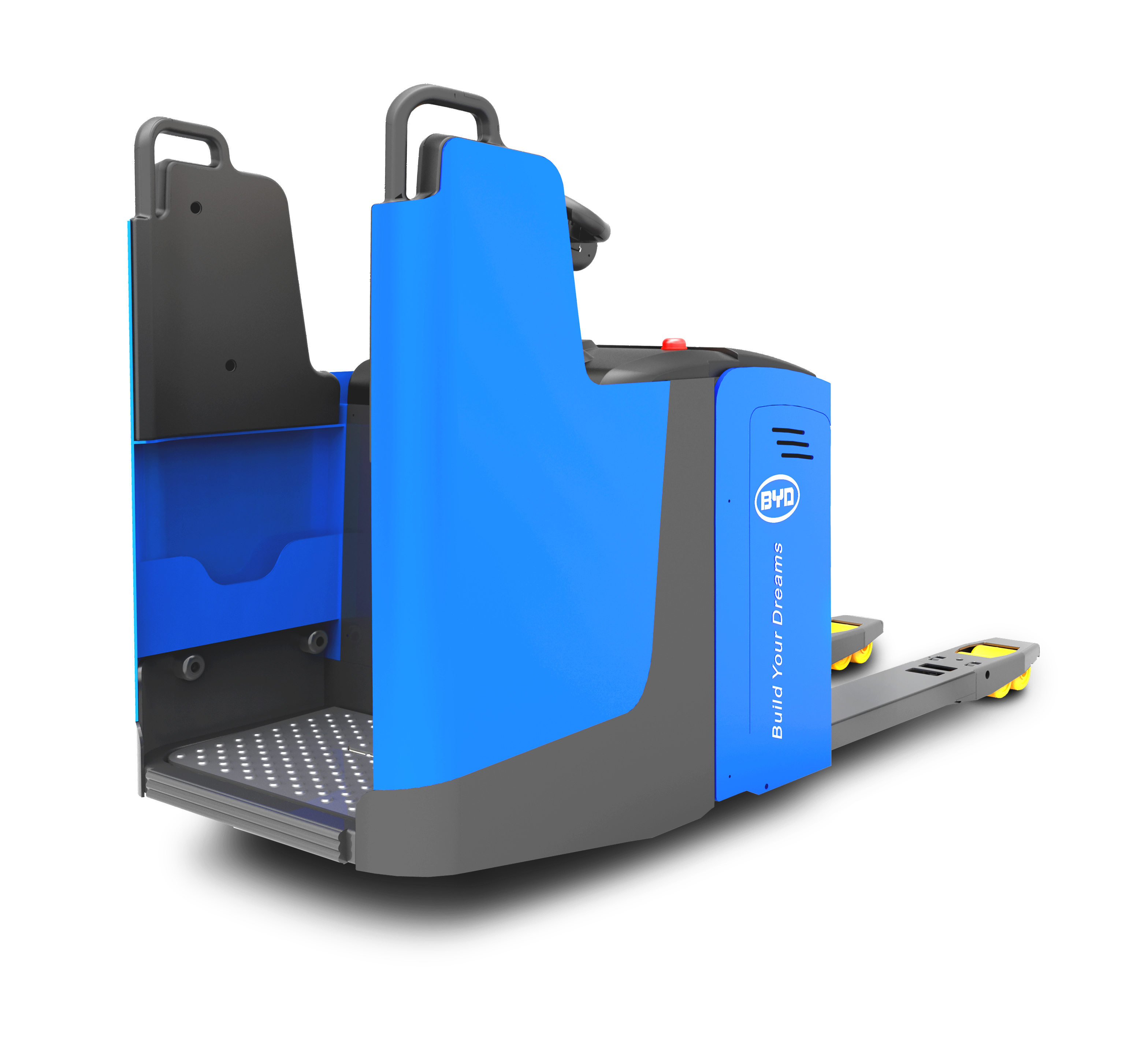 BYD Brand 2.0T Semi Enclosed Pallet Truck For Warehouse