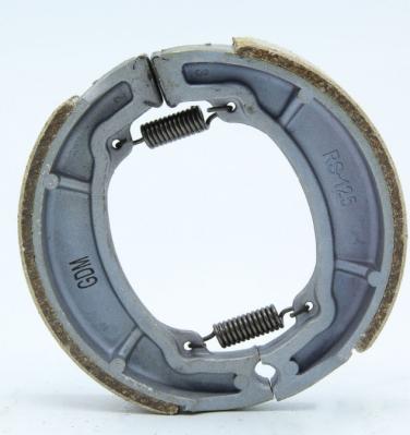 Manufacture RS125 motorcycle brake shoe lining motor/truck/car,auto spare parts,drum parking AX100 TVS