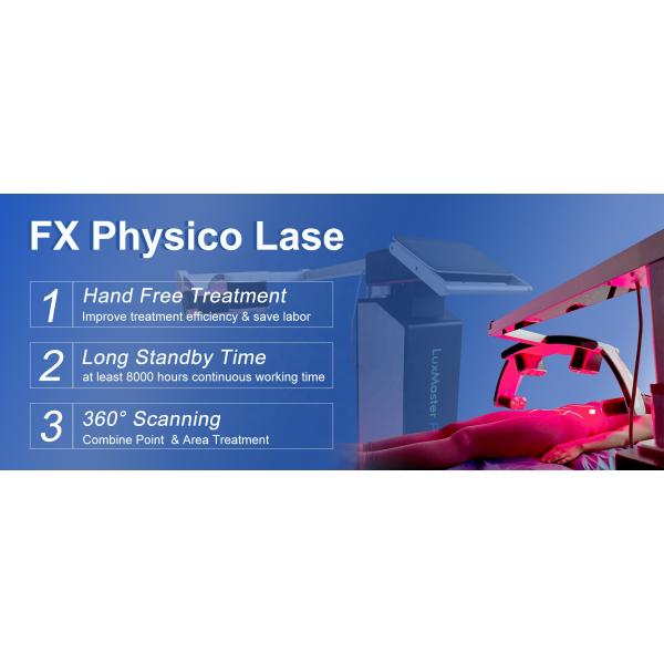 Low Intensity Cold Laser Therapy Machine 405nm 635nm 10pcs Diodes LuxMaster Physio LLLT Laser