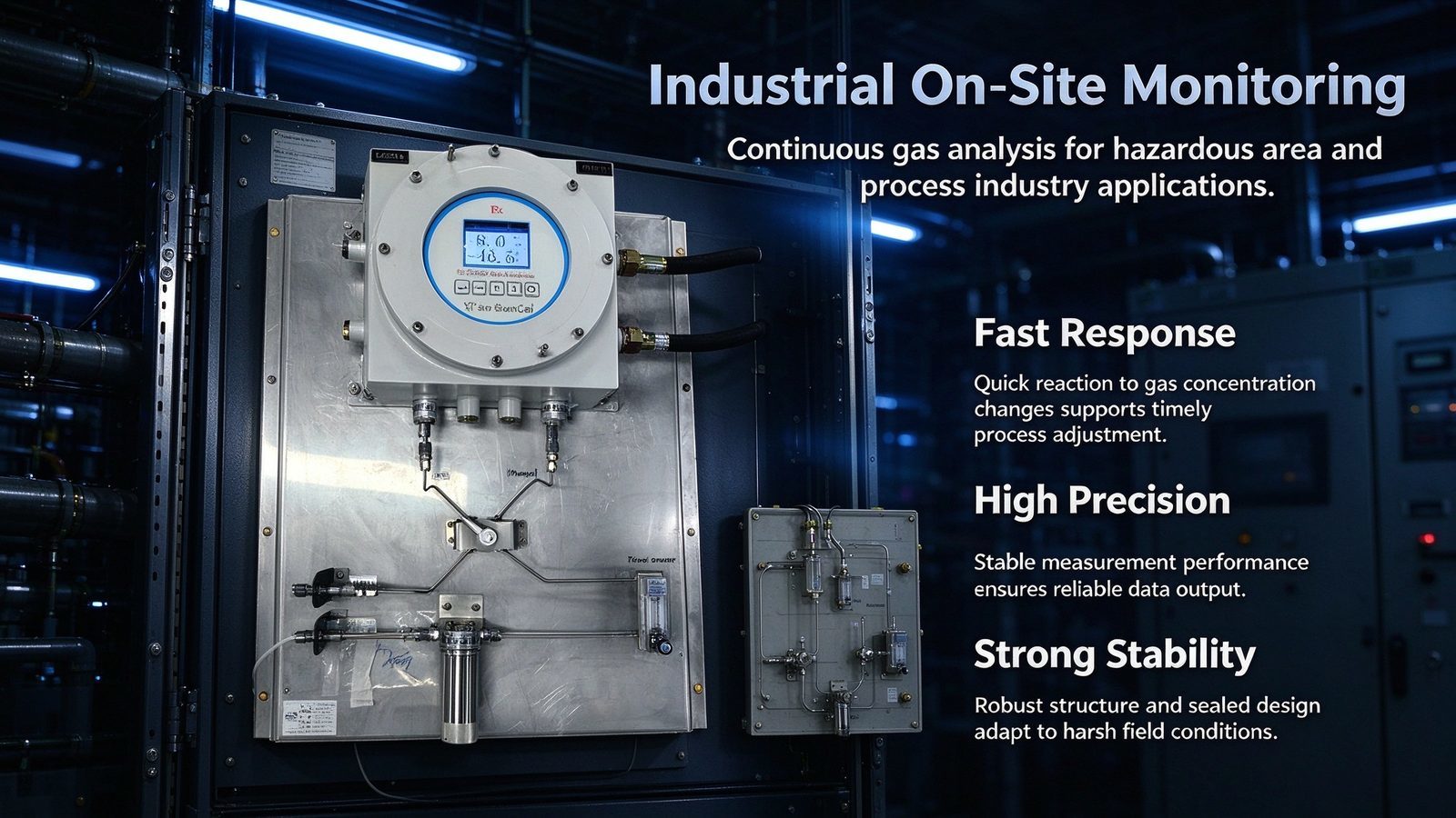 Explosion Proof Multi Gas Analyzer O2 CO CO2 CH4 CnHm H2S H2 NH3 Tester
