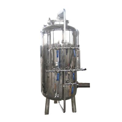 Filtro de areia industrial 3W-40W do equipamento da filtragem da água do aço carbono