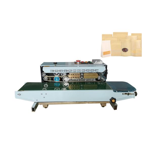 Width 12mm SS304 80W 16m/Min Plastic Bag Sealing Machine