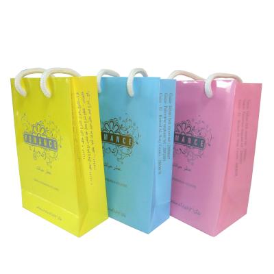 Service d'impression de réutilisation coloré le meilleur marché fait sur commande de sac de transporteur de papier pour l'achat