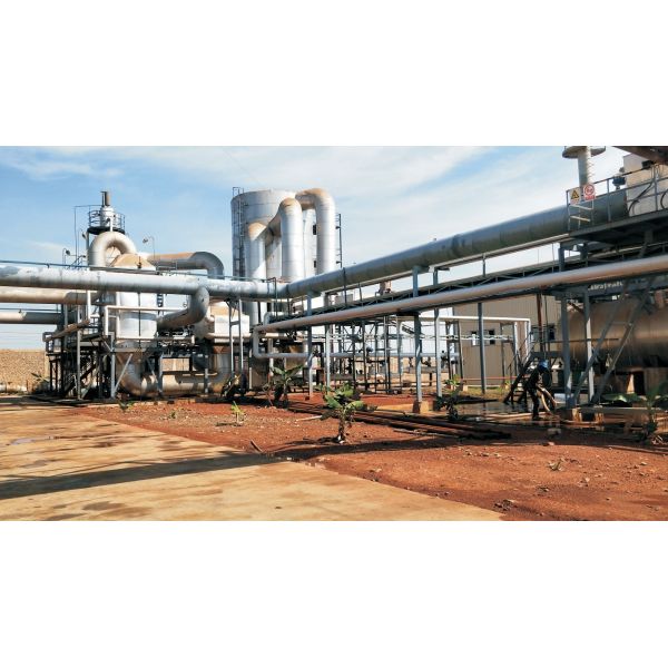 High Capacity Sulfuric Acid Plant with Emergency Shutdown System Raw Material Sulfur 50-500 Tons Per Day
