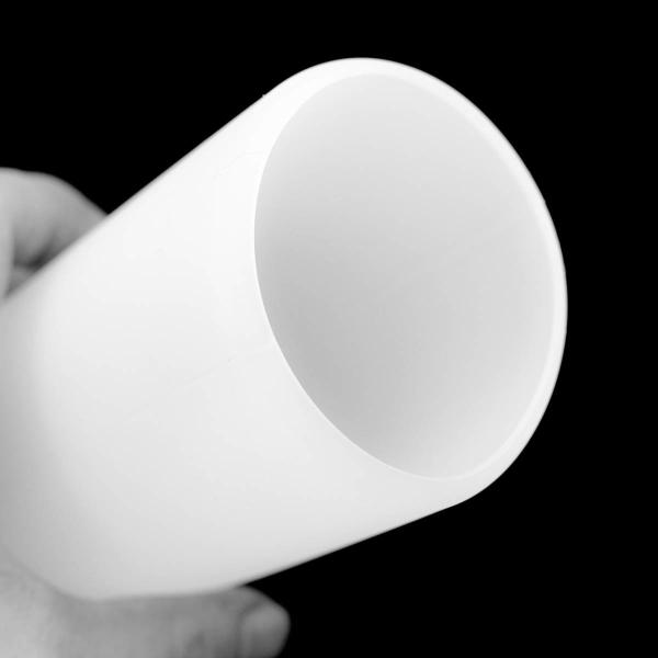 Tubo de borracha líquido contínuo de silicone da tubulação elástico macia branca do silicone