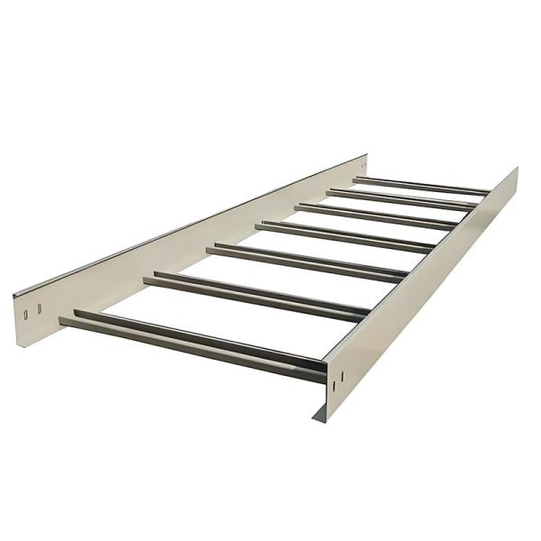 Wall Mounted Ladder Trough Type Cable Tray Width 100mm To 1000mm For Simplified Cable Management