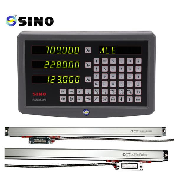 SINO SDS 2-3VA Linear Digital Readout DRO Kit 3 Axis Digital Readout Scale Encoder For Milling Machines