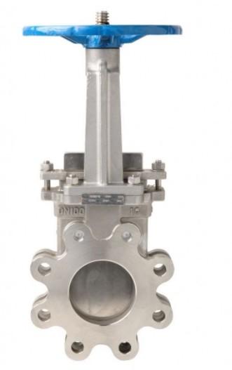 Manual Knife Cast Gate Valve , Forged Steel Gate Valve Beveled Knife Edge