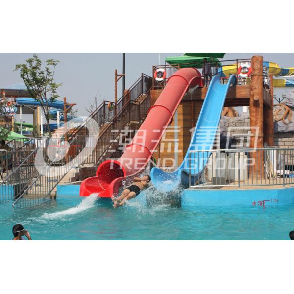 Заказные взрослые парк приключений стекловолокно водные горки, скоростная водная горка