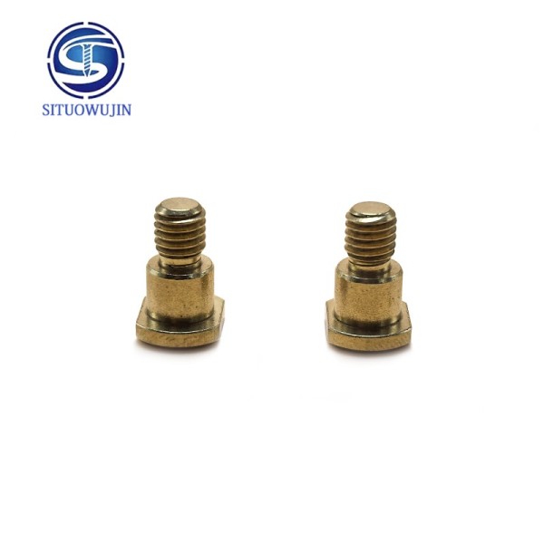 Positioning Copper Milling Plane Screws M6 Semi Threaded Bolt  Screws