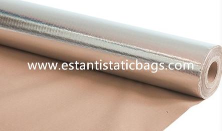 3 Way Aluminum Foil Scrim Kraft Paper 96-97% Reflectivity Flame Index 0 BS 476 Part 6 And 7