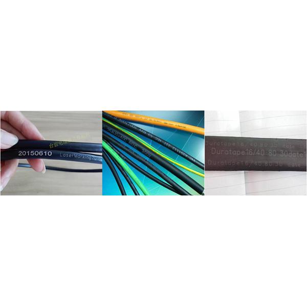 Волокно/СО2/УЛЬТРАФИОЛЕТОВАЯ печатная машина кабеля КНК лазера снаружи уничтожают части