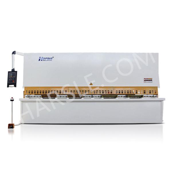Hydraulic swing beam shearing machine with E21S, QC12K-16×4000 hydraulic metal shear for sale