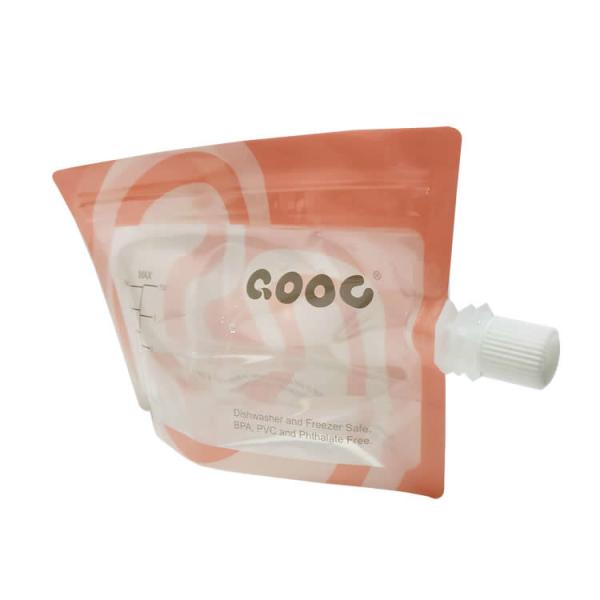 Pet Food Beverage Liquid Spout Pouch Reusable Cap Nylon Aluminum Foil Lamination