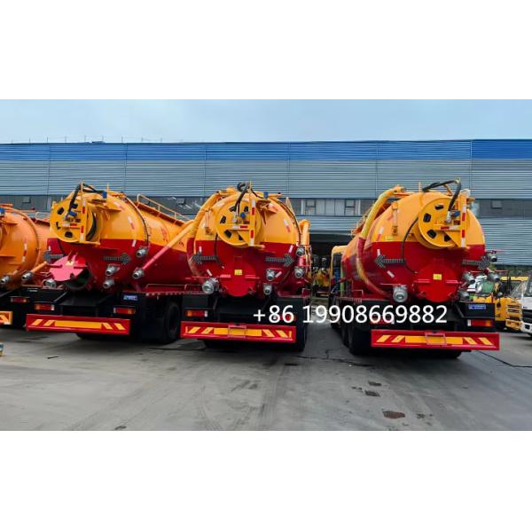 Dongfeng 6x4 conducteur 20000L camion d'aspiration d'eaux usées avec pompe à vide pour aspirer les eaux usées