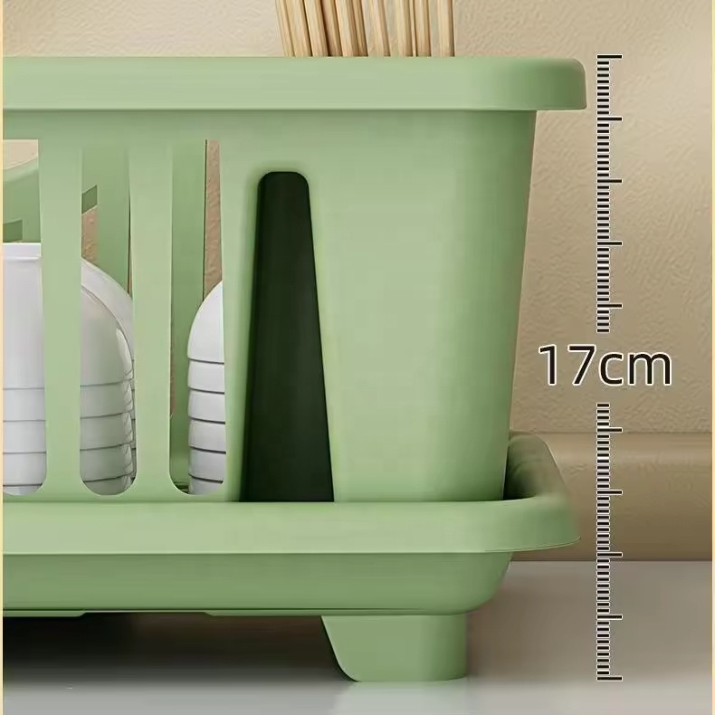 Household Fabric Dish Bowl Drain Tray Storage Rack Tableware Counter Top Chopsticks Filter Water for Kitchen
