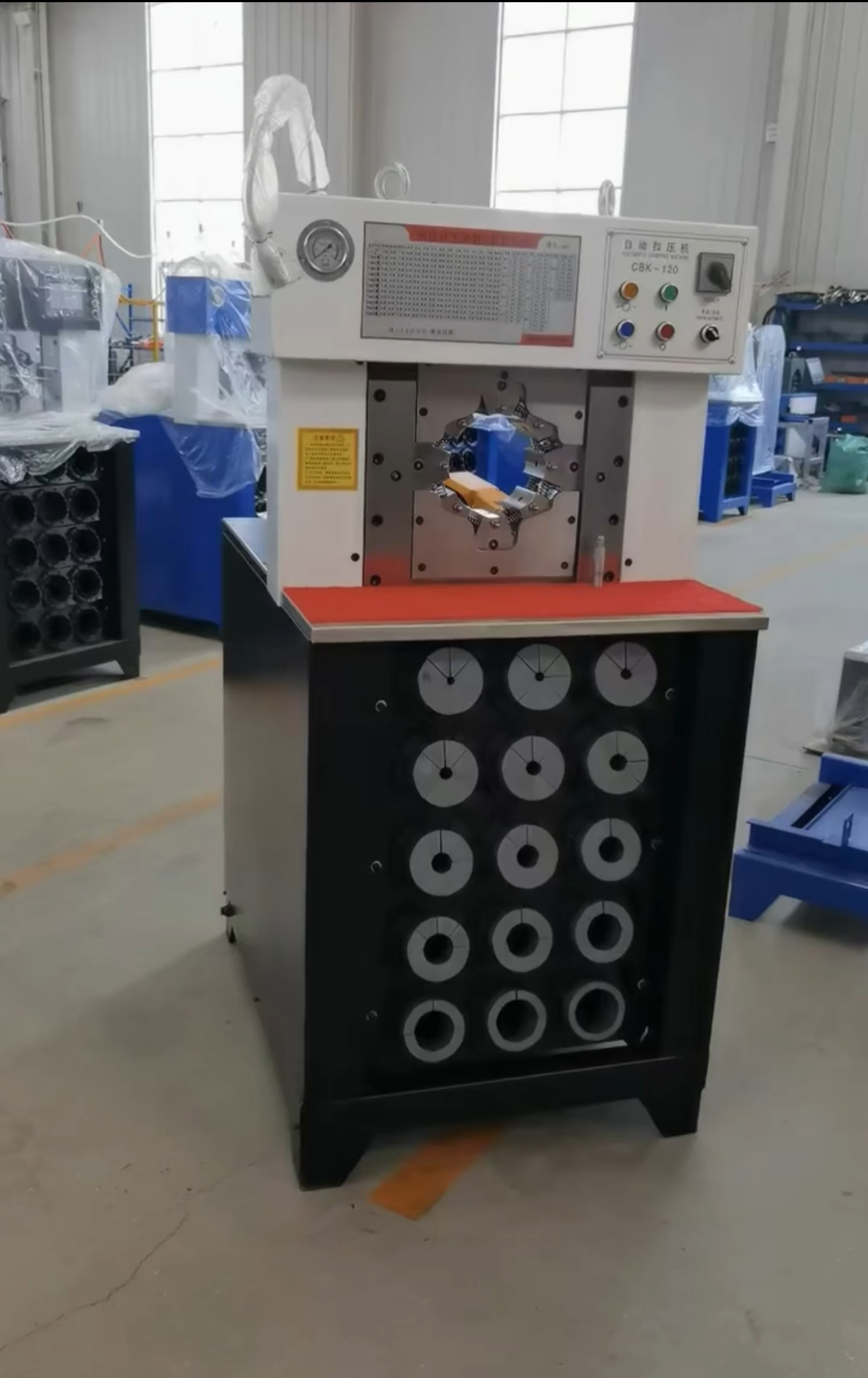 P140 Ultra-Thin Hydraulic Hose Crimping Machine with 750T Crimping Force and 3-Inch Capacity