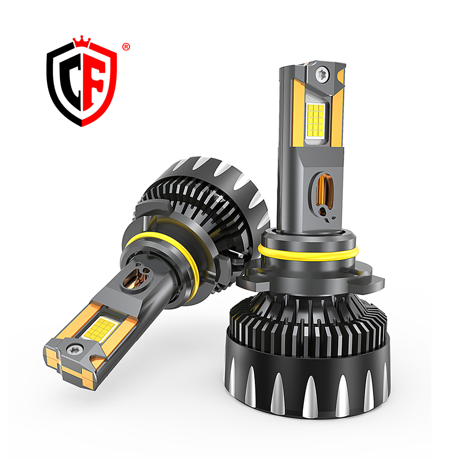 200W Ultra Bright Car LED Headlight With 8 Copper Tubes High Low Beam 18000LM IP67