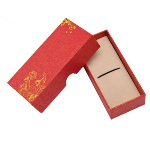red special paper wooden bookmark packaging box  luxury pen packaging paper box  Custom rigid bookmark and pen box