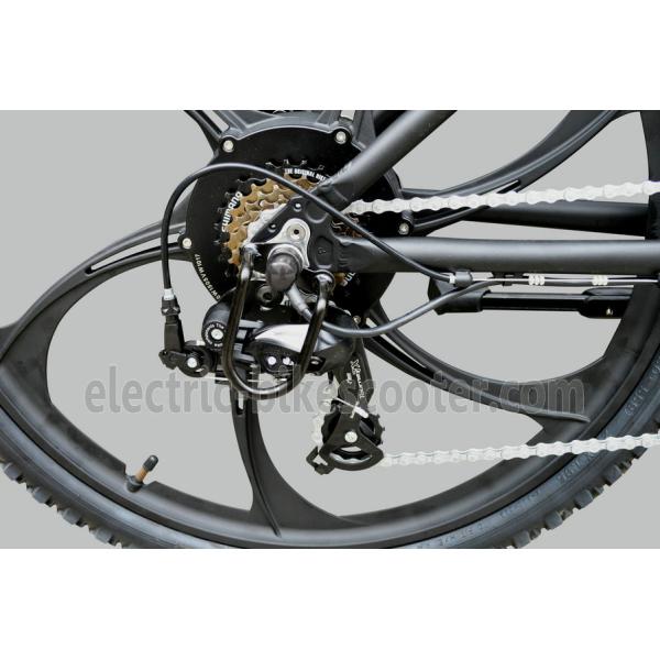 25km/H Electric Mountain Bicycle , Magnesium Alloy Electric Mountain Bikes For Men