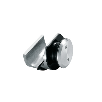 Clamp fixing for track GL-003, stainless steel 304, finishing satin, for bathroom door