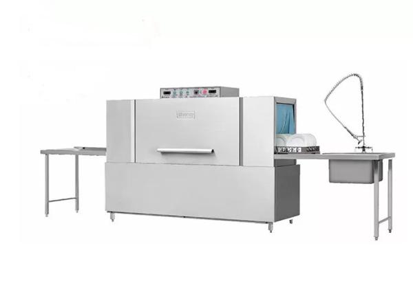 Tunnel Type Double Cylinder 400mm Industrial Restaurant Dishwasher