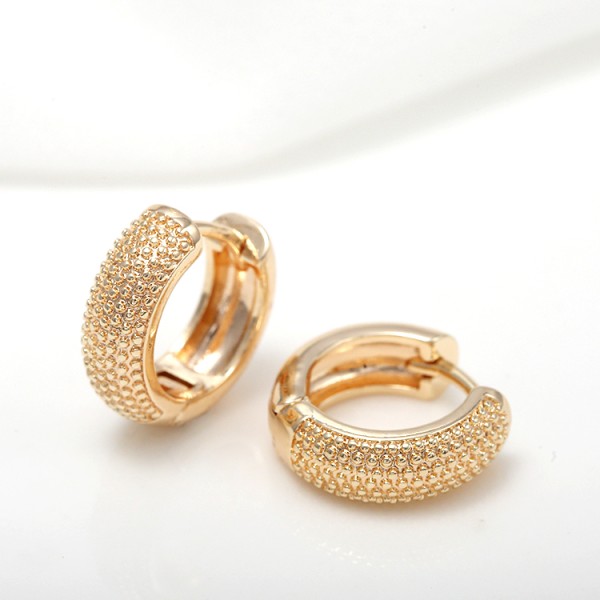 New Design  14K Gold Plated Hoop Earrings
