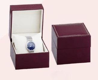PLASTIC WATCH BOX, LETHERETTE BOXES, FLOCK BOXES
