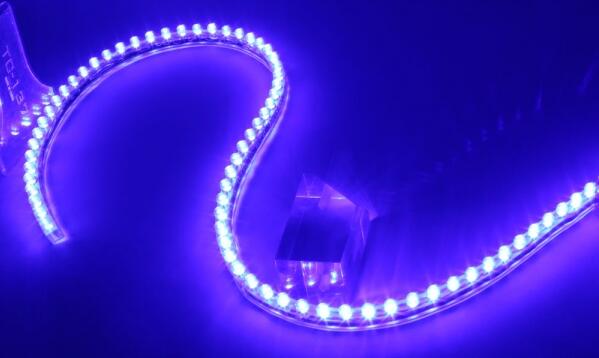 DC 12V LED Strip Lights Vibration Resistant Green / Red / Blue / White / Purple