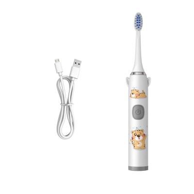 USB Charge Kids Children Toothbrush Electric Soft Bristles ODM Service With Size Is 5.5*19.5*3 cm And Weight Is 41 Gram