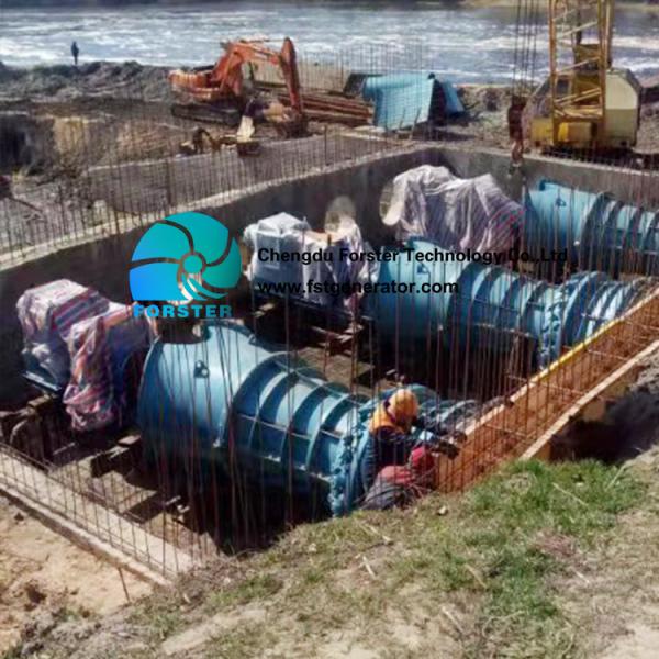 75KW к генераторам низкой турбины воды головы 165KW трубчатой микро- гидро для низкой головы HPP