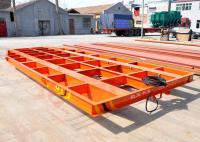 5T rebocou carro do trilho da cama da construção de aço do poder do cabo o baixo para a sala de sopro