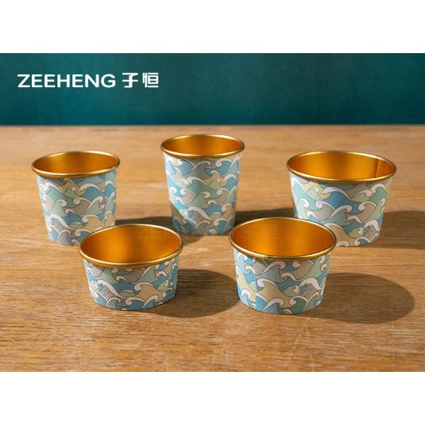 Papel ecológico biodegradable Botellas desechables a prueba de aceite y desechables