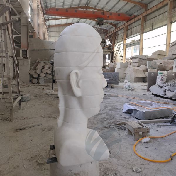 Custom Outdoor Decoration Marble Stone Figure Sculpture