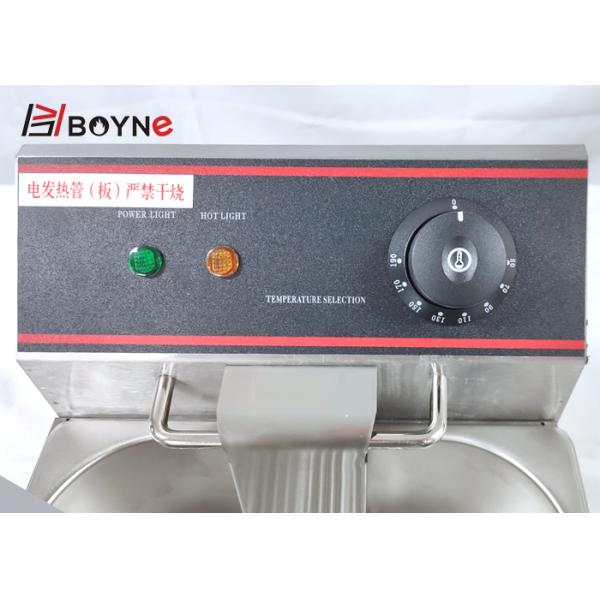 6L Single Tank Stainless Steel Fryer Machine For Snacks