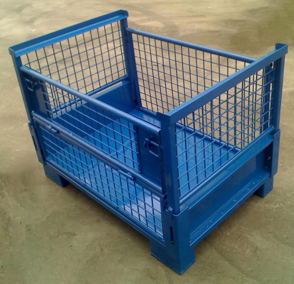 Warehouse Weld Wire Mesh Storage Rack , Heavy Duty Wire Container Pallet Racking