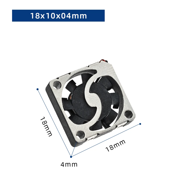 1504 DC Cooling Fan 15x15x4mm Ultra Thin Mini Fan 3.3V 5V Micro Axial Fan for Drone VR Projector
