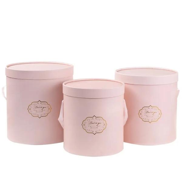 Round Floral Cylinder Boxes Custom Order Accepted for 20*15CM Flower Arrangements